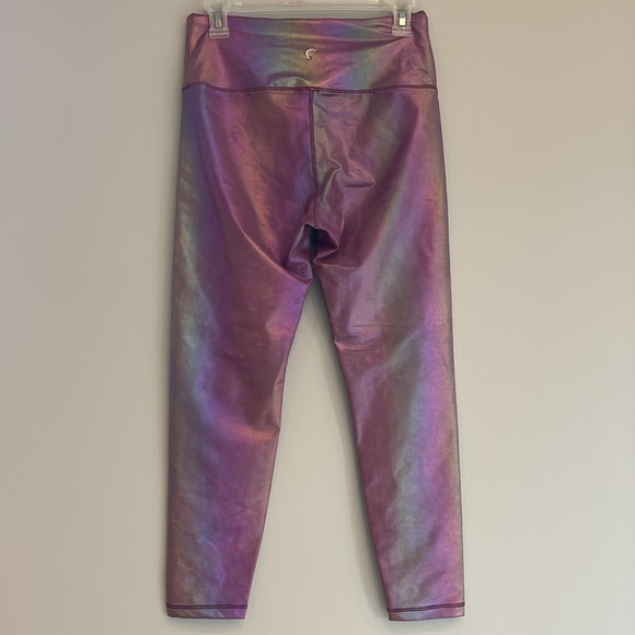 Zyia Active Light N Tight Iridescent Pink Purple Leggings 8-10 - Picture 3 of 7